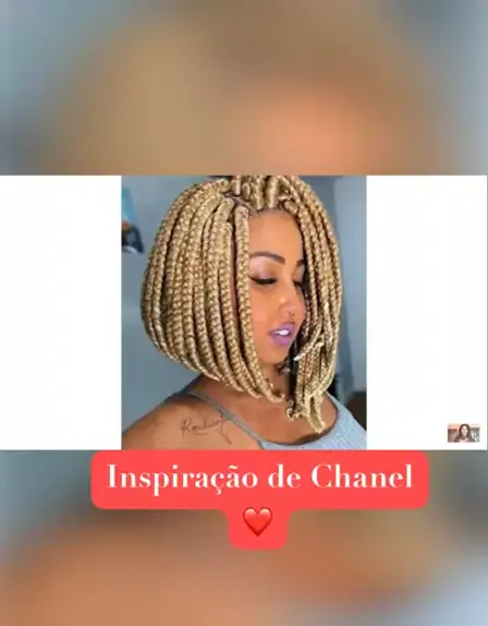 box braids / Chanel de bico