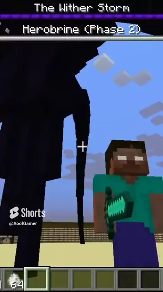 Minecraft wither storm vs wither #witherstorm #minecraft