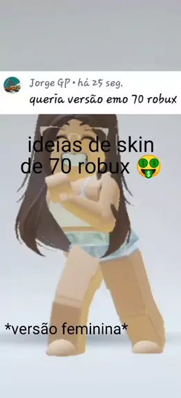 IDEIAS de SKINS no BROOKHAVEN 🧡 para MENINAS *Roblox*