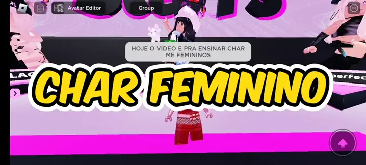 Avatar do roblox feminino