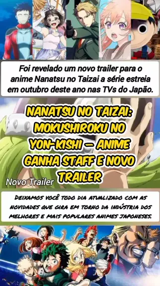 Nanatsu no Taizai: Trailer da última temporada é divulgado