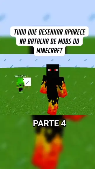 TUDO QUE DESENHAR APARECE NO MINECRAFT 