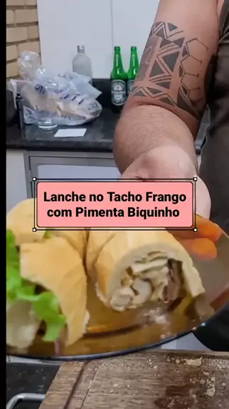 Lanche No Tacho Frango Pimenta Biquinho Simplesmente Maravilhoso