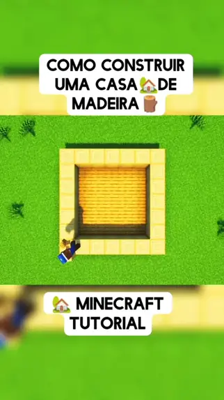 🏡 Minecraft Tutorial, Como Construir uma Casa de Madeira