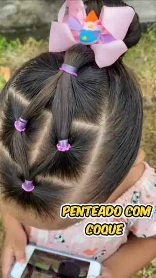 penteados infantil pra formatura fácil de fazer