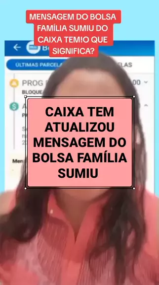 Mensagem do Bolsa Família Sumiu O Que Significa