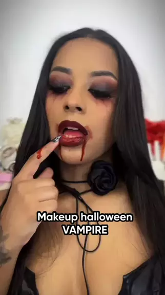 vampire face makeup