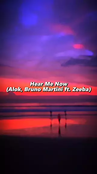 Alok, Bruno Martini feat. Zeeba - Hear Me Now (Official Music