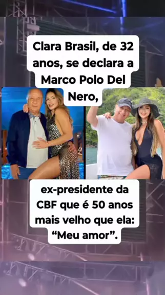 Clara Brasil se declara a Marco Polo, ex-presidente da CBF: “Meu