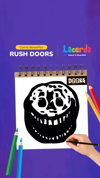 Desenhos do Roblox Doors para Colorir