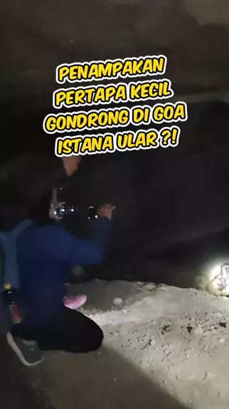 VIRAL PENEMUAN PERTAPA KECIL GONDRONG DI GOA ISTANA ULAR RAKSASA