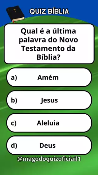 Quiz Da Bíblia Com Perguntas E Respostas