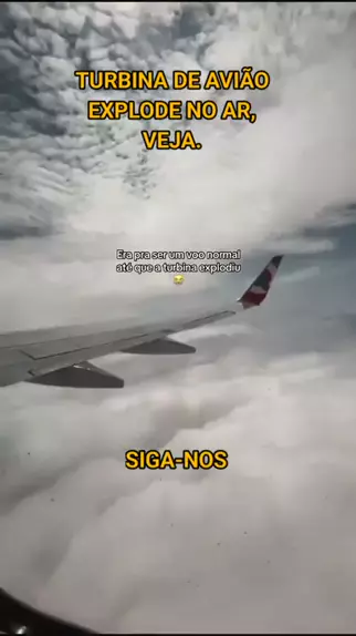 Turbina de avião da Gol explode no ar e piloto tem que fazer pouso