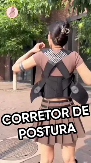 Colete Corretor Postural Ortopédico Coluna Cervical Alinha Postura