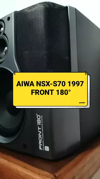 Aiwa front hot sale 180 speakers