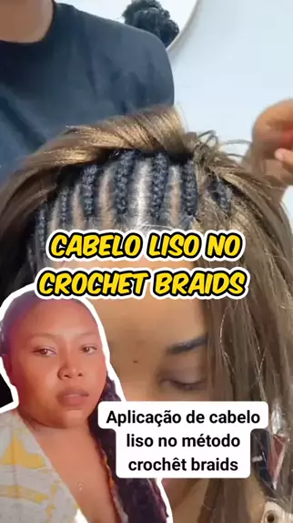 Como fazer crochet braids sem nagô (Não sei fazer nagô) Rápido e fácil  #tranças #crochetbraids 