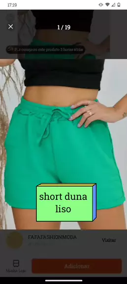 Short Duna Liso