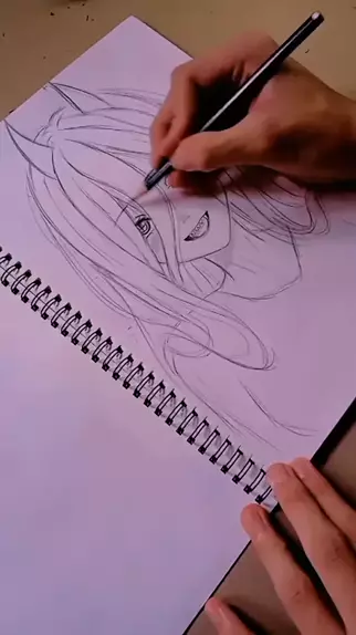 tutorial gambar anime #talents #sketsawajah #pencil #sketsa #sketch