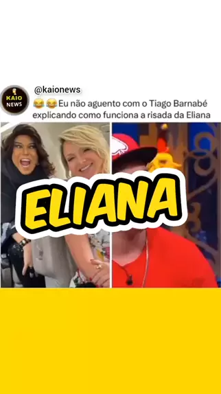 Imitando A Risada Da Eliana Kkkkk Eliana Programadetv