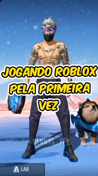 JOGANDO ROBLOX PELA PRIMEIRA VEZ 