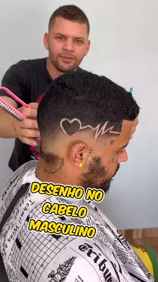 Desenho no best sale cabelo moicano