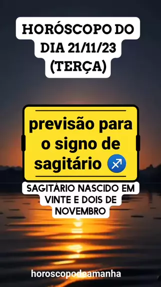 previsão de hoje para o signo de sagitário