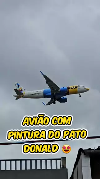 Pato Donald estampa novo avião temático da Azul