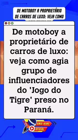 De motoboy a proprietário de carros de luxo: veja como agia grupo