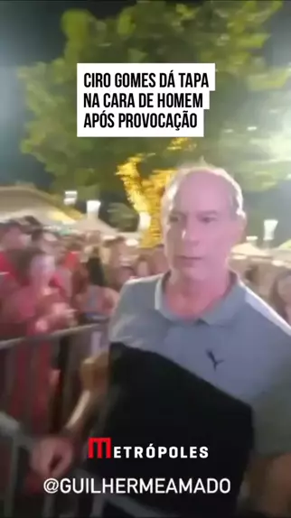 Metr poles Oficial Metropolesoficial . udio original criado por Metr poles Oficial. Ciro Gomes agrediu um jovem no domingo 3 11 com um tapa no rosto ap s ser provocado. A agress o ocorreu em um