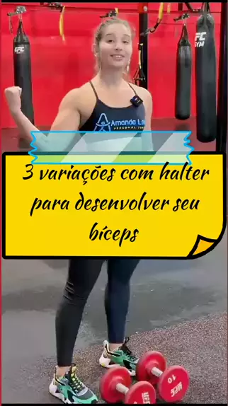 Treino Rápido Para Desenvolver Bíceps Com Halteres 