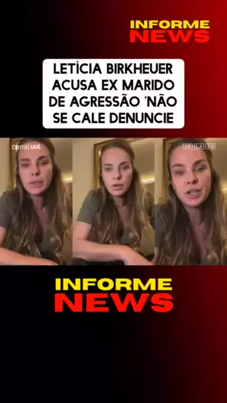 Agredida em público Letícia Birkheuer pede denúncia de agressor