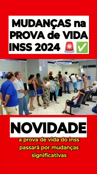 prova de vida aposentadoria 2024