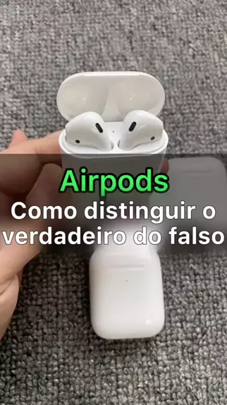 Como distinguir airpods falsos hot sale