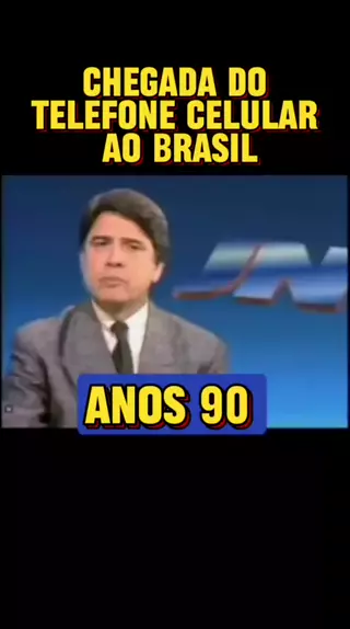 em que ano chegou o celular no brasil