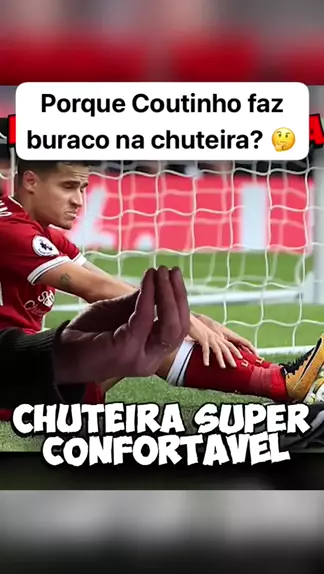 Chuteira do best sale coutinho furada