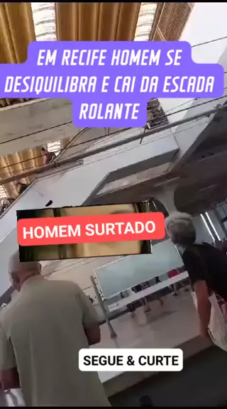 Idoso morre no metrô de Recife (PE) após cair da escada rolante