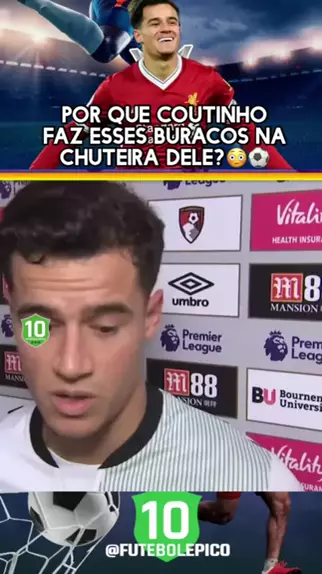 Chuteira do 2024 coutinho furada