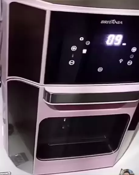 Super lançamento Fritadeira Air Fryer Oven Britânia Rosa 12L 1800W  BFR2150RS