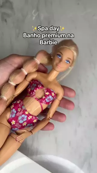 Premium Photo  A barbie doll with a bra and a bra is shown.