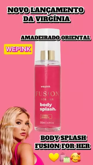 Fusion For Her Desodorante Colônia 100ml - Wepink