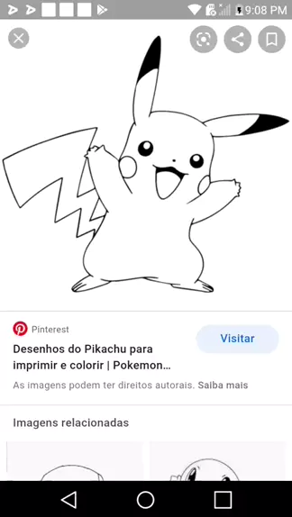 Galeria de fotos e imagens: Desenhos para colorir de Pokémon