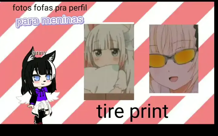 perfil anime fofo