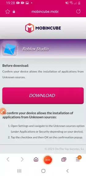 roblox studio download for android