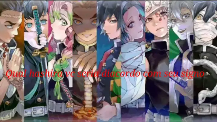 Qual Hashira você seria? (Demon Slayer)