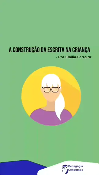 Prof. Cristiano Pereira PedagogiaConcursos . udio original criado por Prof. Cristiano Pereira. A Constru o da Escrita na Crian a pedagogia pedagogiaconcursos