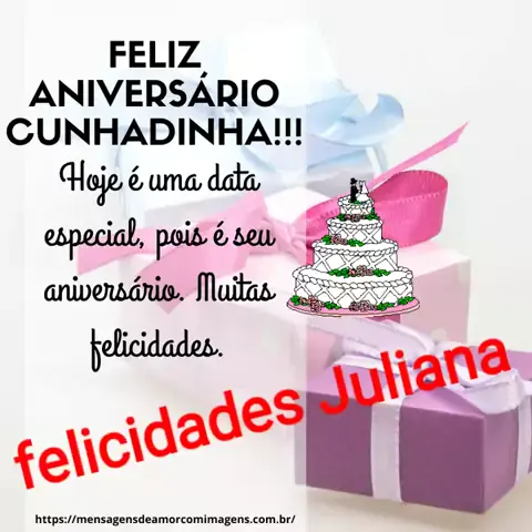 Tia Ju - Parabéns, Júlia. 🎂🎁🎉