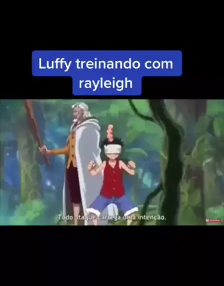 Luffy treina 2 anos para aprender todos os haki com Rayleigh #Luffy #