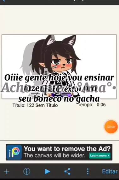 Gacha life aprendiendo a editar