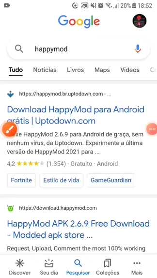 ensinando de como se instalar HappyMod 