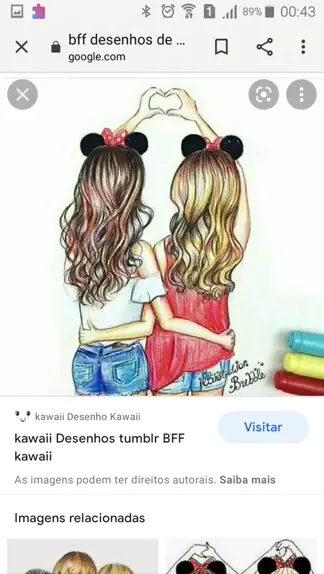 desenhos de bff kawaii